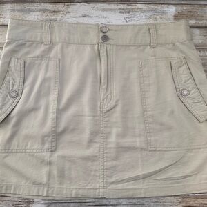 DKNY Jeans Light Tan Denim Skirt